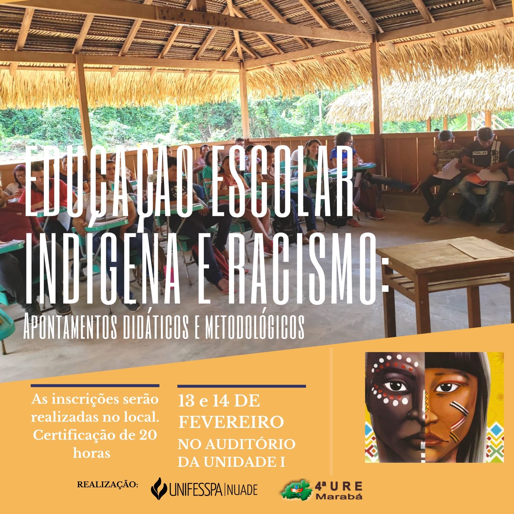 Curso de Extensão "Educação Escolar Indígena e Racismo: apontamentos didáticos e metodológicos"